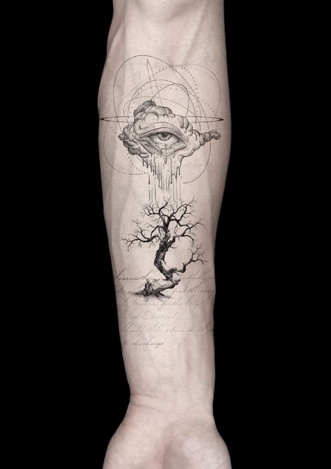 Dmt Tattoo, Arm Tattoos Drawing, Spiritual Tattoo, Tattoos Drawing, Tattoo Man, Tree Tattoo Designs, Tattoo Clothing, Spiritual Tattoos, Modern Tattoos