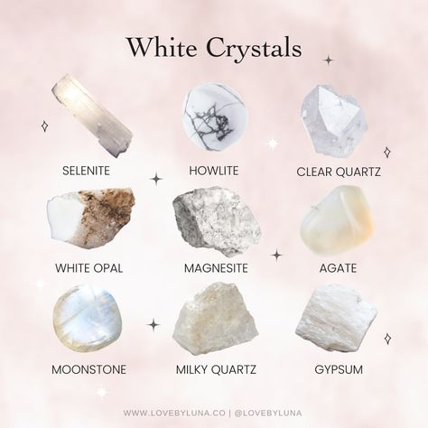 Love By Luna® (@lovebyluna) • Instagram photos and videos Crystals Guide, Crystal Identification, Crystals Magic, Healing Rocks, Crystal Names, Natural Philosophy, Crystal Guide, Witch Spell Book, Witch Spell