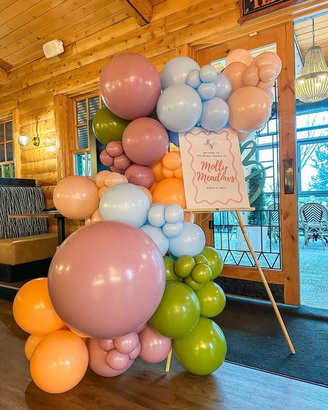 It’s giving SPRING! 🌱🌷🌸🌼🪻 . . . . . #mainstreetballoons #clevelandballoons #balloondecor #bridalballoons #bridalshowerdecor… | Instagram Spring Balloon Garland, Bridal Balloons, Canyon Rose, Bridal Shower Balloons, Party Hacks, Bridal Shower Decorations, Balloon Arch, Balloon Garland, Backdrops For Parties