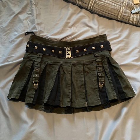 Tripp NYC militia skirt! DEPOP PAYMENTS ONLY size... - Depop Tripp Nyc Skirt, Outfit Planning, Tripp Nyc, Mall Goth, Designer Vintage, Cute Clothes, Clothing Items, Dream Closet, Grain