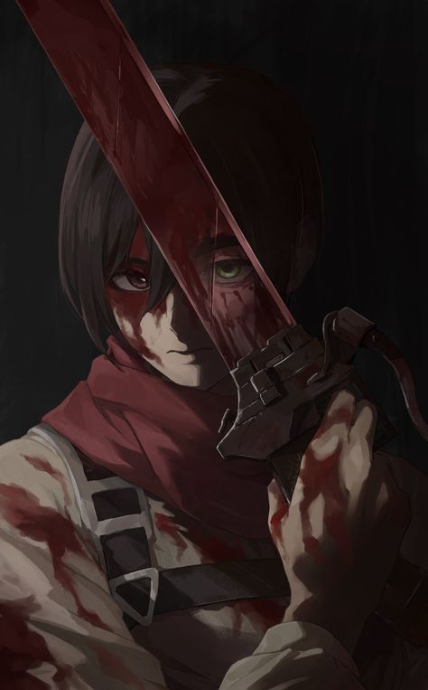 Mikasa X Eren, Aot Wallpaper, Aot Fanart, Eren X Mikasa, Attack On Titan Season, Eren And Mikasa, Titan Fanart, Attack On Titan Eren, Weird Quotes Funny