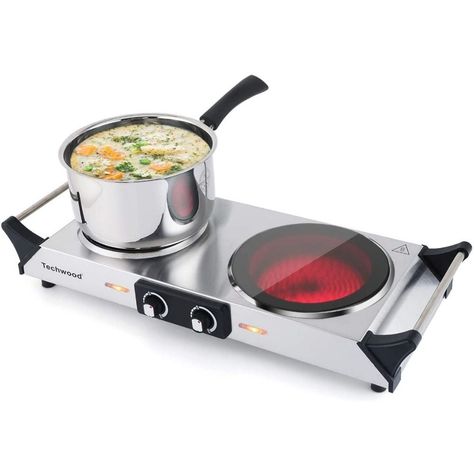 Ceramic Cooktop, Cooking Range, Double Burner, Single Burner, Aluminum Pans, Stainless Steel Pans, Burner Stove, Keep Food Warm, Hot Plates