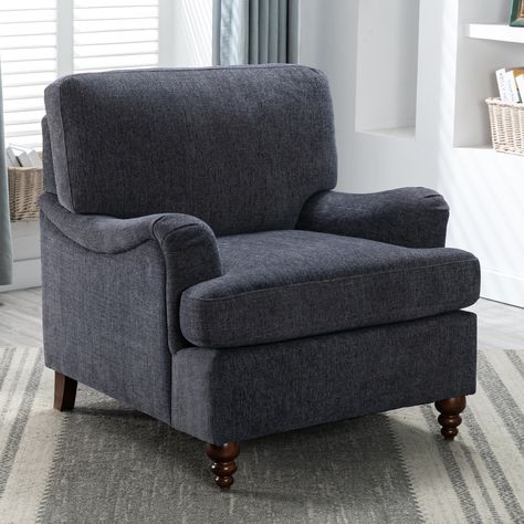 Comfy Reading Chair, Futon Chair, Comfy Reading, Tufted Arm Chair, Chair Dimensions, Mid Century Chair, Fabric Armchairs, Kelly Clarkson, Arm Chairs