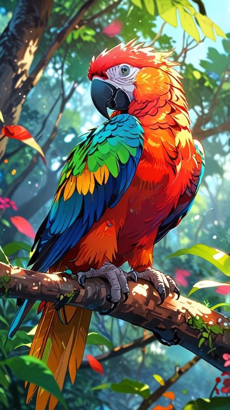 Macaw Art, Air Birds, Peacock Artwork, Birds Photography Nature, Portraits Drawing, Jungle Art, Detailed Coloring Pages, Colorful Parrots, Beautiful Art Pictures