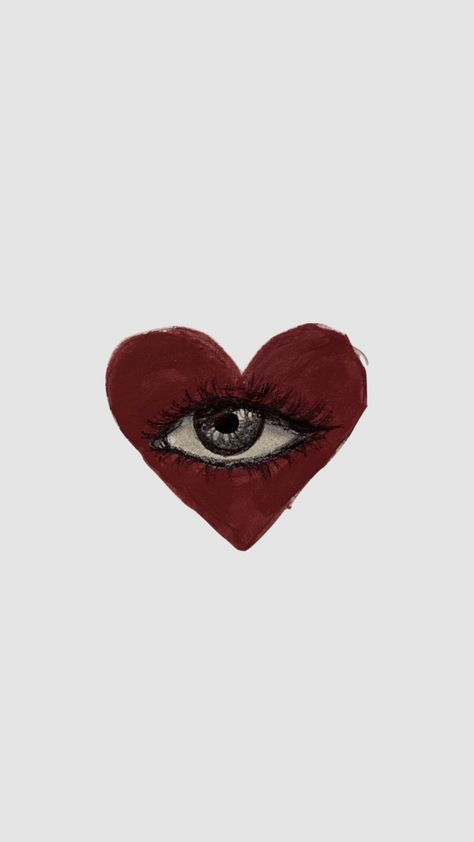 Heartcore Aesthetic, Berlin Photoshoot, Heart With Eyes, Next Wallpaper, Wal Paper, Heart Eye, Dark Red Wallpaper, Widget Design, Charli D'amelio Aesthetic