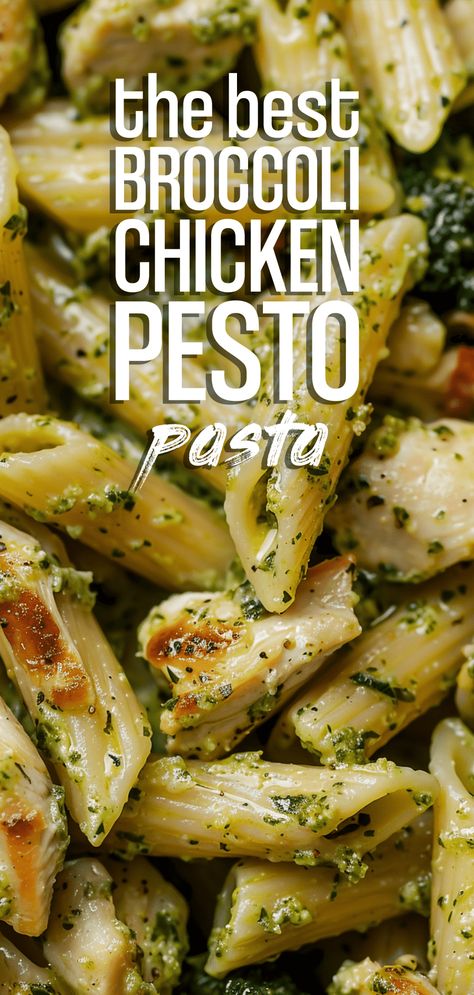 Broccoli Chicken Pesto Pasta [35 Minutes] – Chasety Chicken And Broccoli Pesto Pasta, Pesto Chicken Recipes Pasta, Garlic Chicken Pesto Pasta, Easy Chicken Pesto Recipes, Creamy Pesto Chicken And Broccoli Pasta, Pesto Pasta With Broccoli, Using Pesto In Recipes, Chicken And Pesto Recipes, Chicken Pesto Recipes Healthy