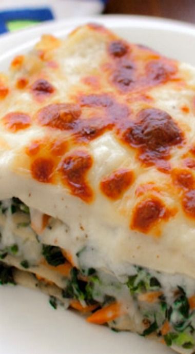 Vegetable Alfredo Lasagna ~ Healthy vegetables are tucked under layers of melted cheese, creamy béchamel sauce, and pasta. Veggie Alfredo Lasagna, Alfredo Lasagna Vegetarian, Creamy Vegetable Lasagna, Creamy Vegetable Lasagna Recipe, Alfredo Veggie Lasagna, Vegetarian Alfredo Lasagna, Creamy Veggie Lasagna, Alfredo Vegetable Lasagna, Veggie Lasagna Recipe White Sauce