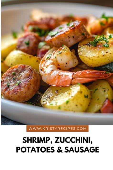 Savor the perfect blend of shrimp, zucchini, potatoes, and smoked sausage all in one foil packet! This easy-to-make meal is packed with flavor, healthy ingredients, and minimal cleanup. Ideal for grilling, baking, or camping!
#FoilPacketRecipes #ShrimpLovers #EasyDinnerIdeas #HealthyMeals #OnePanMeals #GrillingRecipes #ZucchiniLove Shrimp Sausage Potatoes, Potatoes And Smoked Sausage, Shrimp Foil Packets, Shrimp Zucchini, Foil Packet Dinners, Shrimp Sausage, Foil Packet Meals, Shrimp And Vegetables, Foil Packet