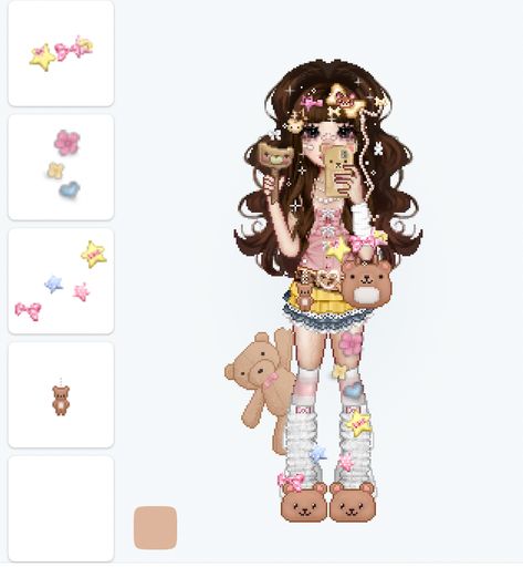 Everskies Kawaii Outfits, Everskies Items Id, Cutecore Bitmoji, Everskies Sanrio, Cutecore Royale High Outfits, Everskies Cutecore, Kawaii Everskies, Everskies Profile Layout Ideas Codes, Everskies Items