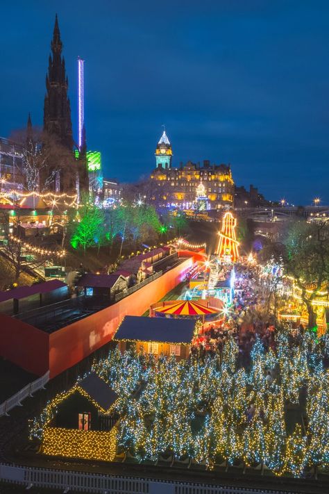 Best Things To Do In Edinburgh This Christmas Edinburgh Aesthetic Christmas, Scotland Christmas Aesthetic, Christmas In Edinburgh Scotland, Scotland At Christmas, Edinburgh In December, Christmas In The Uk, Edinburgh At Christmas, Christmas Scotland, Edinburgh Scotland Christmas