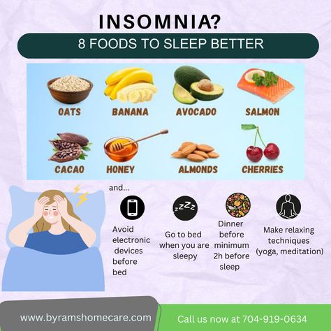 "Sleepless Nights No More! 😴 Uncover the causes, coping strategies, and expert tips to conquer insomnia and enjoy restful nights. Your journey to peaceful slumber starts here. 💤💫 #InsomniaInsights #SleepBetter #HomecareSupport" Salmon Avocado, Honey Almonds, Healthy Advice, Before Sleep, Good Health Tips, Coping Strategies, Sleepless Nights, Traditional Chinese Medicine, Chinese Medicine