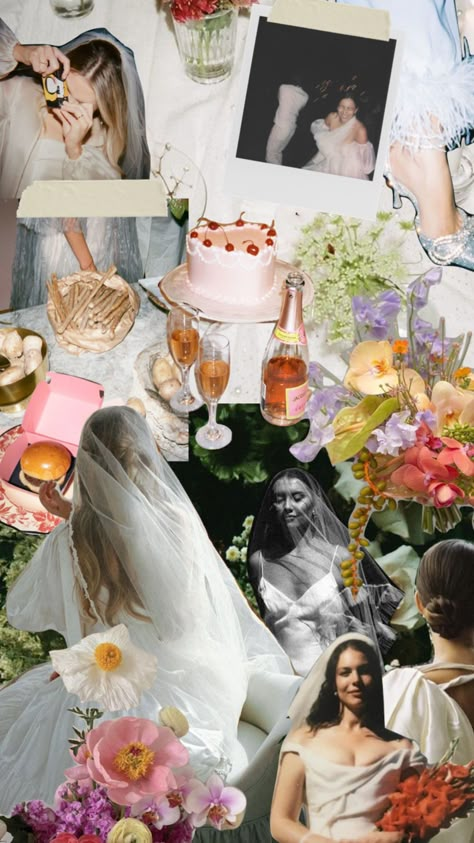 Wedding Collage Aesthetic, Romantic Mood Board, Bachelorette Collage, Wedding Collage Ideas, Moodboard Wedding, Wedding Moodboard, Pink Wedding Receptions, Wedding Photo Collage, Wedding Collage