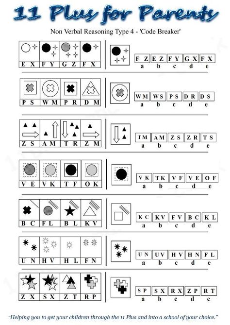 Non Verbal Reasoning, 11 Plus Exam, Reasoning Activities, Iq Test Questions, Verbal Reasoning, Inductive Reasoning, Reasoning Test, Test For Kids, Free Worksheets For Kids