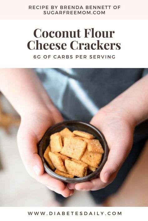 Keto Cheese Crackers are made with coconut flour, gluten-free, low-carb, almond flour-free are the perfect snack for the whole family!A favorite snack I used to love before going sugar-free and low-carb was Cheez-It crackers! Today friends, I give you my copycat version of a cheddar cheese crack Coconut Flour Crackers Keto, Coconut Flour Crackers, Keto Cheese Crackers, Gluten Free Cheese Crackers, Keto Crackers, Homemade Cheese Crackers, Low Oxalate, Keto Easy, Keto Baking