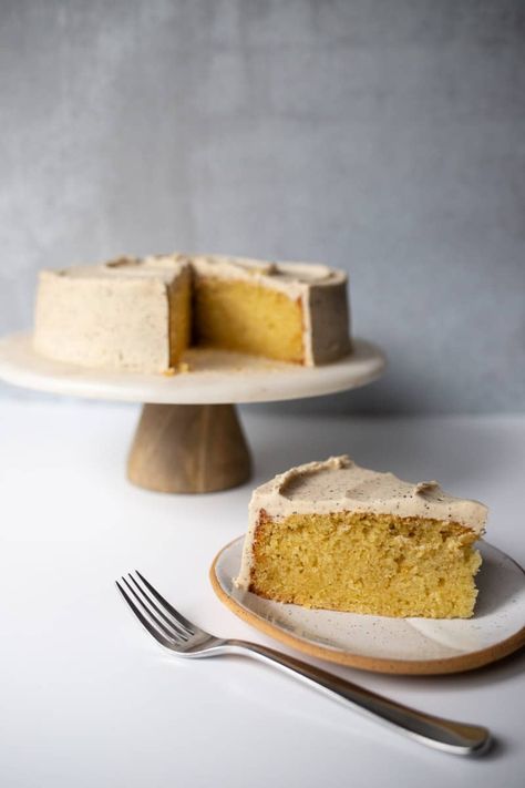 Olive Oil Cake with Brown Butter Frosting Olive Oil Cake With Brown Butter Frosting, Brown Butter Frosting Recipe, Cake With Brown Butter Frosting, Butter Frosting Recipe, Female Foodie, Bountiful Kitchen, Olive Oil Cake Recipe, Brown Butter Frosting, Olive Oil Recipes