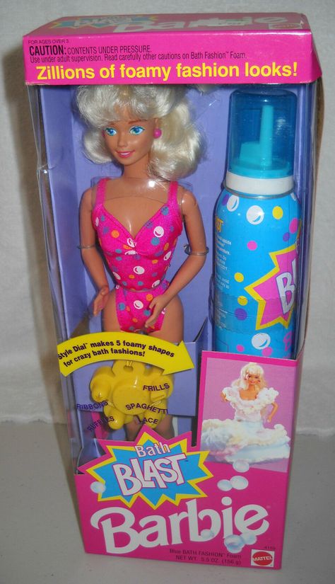 Barbie Bath, Barbie Gifts, Barbie Box, Barbie Sets, Blue Bath, Pink Holiday, Mattel Dolls, Bath Time Fun, Barbie Party