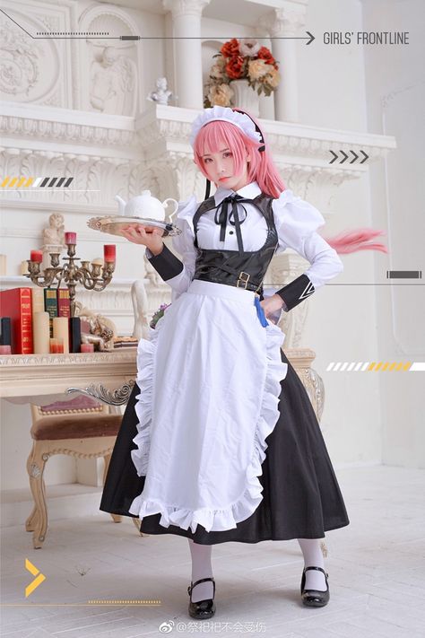 Community wall photos | VK Afropunk Paris, Maid Outfit Anime, Outfit Reference, Maid Cosplay, Female Pose Reference, Maid Outfit, Girls Frontline, Maid Dress, Female Poses