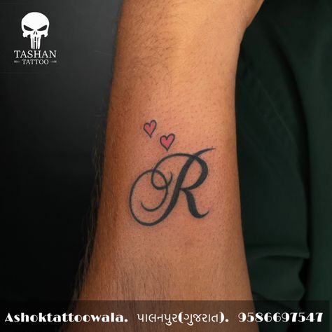 TashanTattoo
AshokTattooWala
S.20. Tirupati plaza
Opp. New bus stand
Near gd modi collage
Palanpur (gujrat)
9586697547
9687533310 R Tattoos Letter, Tattoo Letter R Initials, Initial Tattoo Black Women, R A Tattoo Letter, Letter R Tattoo Ideas Design, Letter R With Heart, R Tattoo Letter Initial With Heart, Initial R Tattoo, R Heart Tattoo