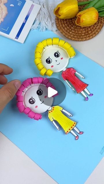 paper crafts creator on Instagram: "Title: "Crafty Cups for Mom: Mother's Day Paper Cup Handicrafts!" Hashtags: #MothersDayCrafts #ParentChildBonding #KidsCrafts #CreativeHandicrafts #PaperCupCrafts" Paper Cup Doll, Parents Day Craft, Paper Cup Art, Paper Cup Crafts For Kids, Easy Craft Ideas For Kids, Paper Cup Crafts, Flower Crafts Kids, Dolls Handmade Diy, Holiday Club