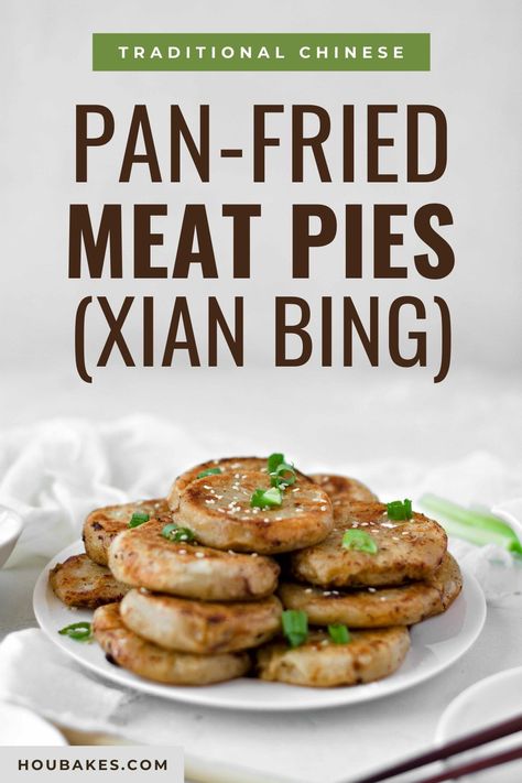 Chinese Stuffed Pancakes, Xian Bing Recipe, Chinese Meat Pie, Chinese Breakfast Traditional, Xian Bing, Traditional Chinese Food Recipes, Asian Pancakes, Friday Recipes, Savoury Pancakes