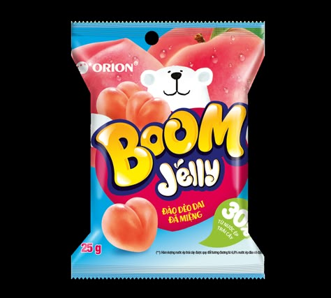 Jelly Packaging, Texture Packaging, Jelly Worms, Jelly Bunny, Food Png, Candy Packaging, Japanese Snacks, Graphic Design Product, Food Packaging Design