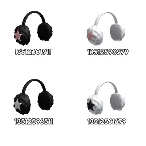 Roblox Grunge Accessories Codes, Roblox Earmuffs Codes, Code Brookhaven, Roblox Accessories, Fall Decal, Brown Hair Roblox, Coding Shirts, Free T Shirt Design, Roblox T Shirts