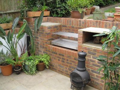 Brick Built Bbq, Grill Diy, Barbecue Ideas, Brick Grill, Backyard Bbq Grill, Brick Bbq, Outdoor Bbq Area, Diy Bbq, Bbq Grill Design