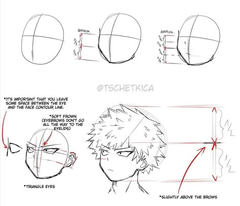 Bakugo Expressions, Hairstyles For Characters, Illustration Poses, Tips For Drawing, Manga Ideas, Drawing Hairstyles, Drawing Ideas List, Draw Manga, Body Drawing Tutorial