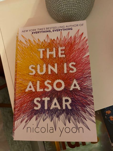 Nicola Yoon Books, Sun Is Also A Star, Nicola Yoon, Book Passage, Cover Art Design, Barnes And Noble, Hardcover Book, Bestselling Author, Cover Art