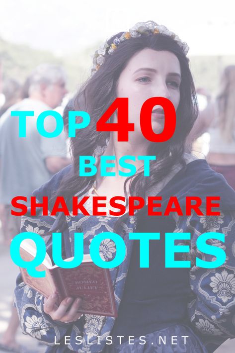 Shakespeare is one of the most famous writers of all time. With that in mind, check out the top 40 Shakespeare quotes from his plays. #shakespeare #quotes Shakespeare Quotes Short, Famous Shakespeare Quotes, Funny Shakespeare Quotes, Eye Contact Quotes, Austen Quotes, Beloved Quotes, Humour Quotes, William Shakespeare Quotes, Be Not Afraid