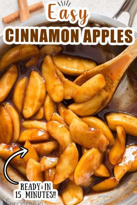 Apple Slices With Cinnamon, Cooked Apple Slices Recipes, Canning Cinnamon Apple Slices, Cooked Apple Slices, Glazed Apples Slices, Cooked Sliced Apples, Skillet Cinnamon Apples, Canned Cinnamon Apples, Apple Receipts