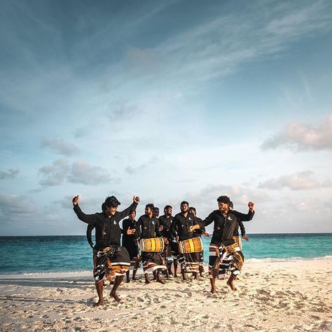 Image may contain: one or more people, sky, ocean, cloud, outdoor and nature    #Regram via @B3hVqOYBeVv Soneva Fushi, Dance Together, Visit Maldives, Home Making, Traditional Dance, Desert Island, South Asia, Dreams Come True, Blue Water