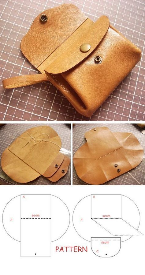 Pattern Leather Wallet, Leather Envelope Wallet, Leather Crossbody Bag Pattern Free, How To Make Jacket, Leather Bags Handmade How To Make, Sewing Pattern Accessories, How To Make A Wallet, Diy Leather Purse Pattern, Leather Bags Handmade Pattern