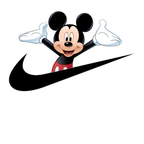 Nike Mickey Mouse, Nike Sublimation Design, Nike Cartoon, Disney Silhouette Art, Logo Silhouette, Nike Art, Disney Silhouette, Nike Design, Mickey Y Minnie