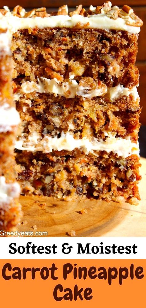 Healthy Carrot Cake With Pineapple, Moist Carrot Cake Recipe With Pineapple, Pineapple Carrot Cake Recipe, Tropical Carrot Cake Recipe, Award Winning Carrot Cake Recipe, Carrot Cake Recipe With Pineapple, Hummingbird Cakes, Carrot Pineapple Cake, Moist Carrot Cake Recipe