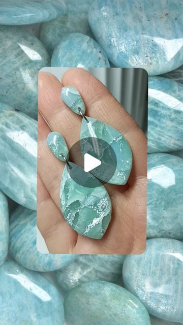 Faux Polymer Clay Stones, Faux Stone Polymer Clay Tutorials, Jewellery Polymer Clay, Polymer Clay Faux Stone Tutorial, Polymer Clay Earrings Tutorial, Faux Stone Polymer Clay, Earring Making Tutorials, Clay Arts, Earrings 2023