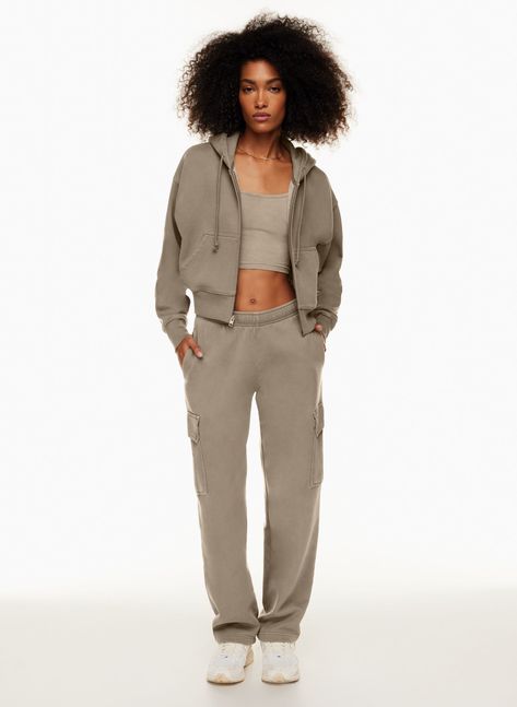 COZY FLEECE MEGA CARGO SWEATPANT | Aritzia Cargo Sweatpants, Comfy Pants, Kick Flares, Sweater Dress Midi, My Bag, Plaid Shorts, Skirt Leggings, Short Jumpsuit, Pant Shirt