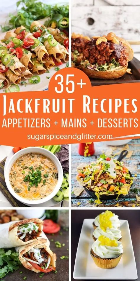 Can Jackfruit Recipes, Jackfruit Crockpot Recipes, Canned Jack Fruit Recipes, Jack Fruit Recipes Vegan, Canned Jackfruit Recipes, Recipes With Jackfruit, Jack Fruit Recipes, Vegan Jackfruit Recipes, Vegan Jackfruit