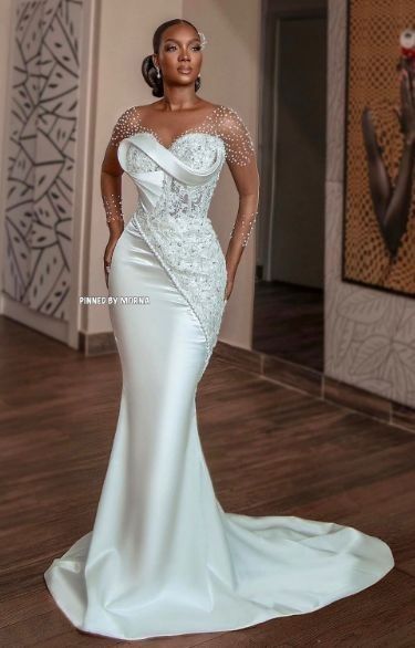 Wedding Frock Designs, Latest Wedding Gowns, Lace Dress Classy, Extravagant Wedding Dresses, African Bridal Dress, Glam Wedding Dress, My Culture, Wedding Gown Inspiration, Classy Gowns