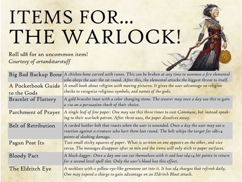 Warlock Dnd, Dungeons And Dragons Rules, Dnd Stats, Dnd Stories, Dungeon Master's Guide, Dnd Classes, Dungeons And Dragons 5e, Dnd Funny, D D Items