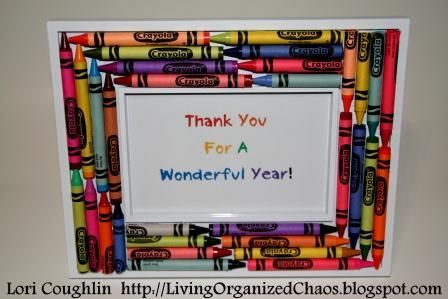 Crayon Picture Frame, Open House Gift, Daycare Provider Gifts, Appreciation Gifts Diy, Teacher Gift Baskets, Teacher Appreciation Gifts Diy, Teacher Craft, Teachers Diy, Diy Teacher Gifts