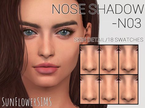 Sims 4 Cc Nose Shape Presets, Nose Shadow Sims 4, Sims 4 Face Shadow, Widow's Peak, Female Shorts, Sims 4 Cc Skin, Electronic Art, Wrinkles, Featured Artist