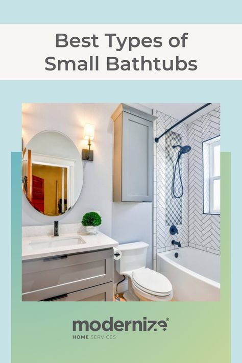 Best Types of Small Bathtubs | Modernize Alcove Tubs, Small Bathtubs, Small Freestanding Tub, Small Soaking Tub, Soaking Tub Shower Combo, Soaking Tubs, Drop In Tub, Small Bathtub, Best Bathtubs