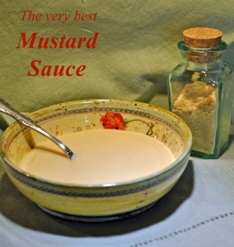 Ham Dipping Sauce, Mustard Sauce For Ham, Ham Gravy, Ham Sauce, Mustard Dip, Creamy Mustard Sauce, Sandwich Sauces, Roasted Ham, Honey Baked Ham