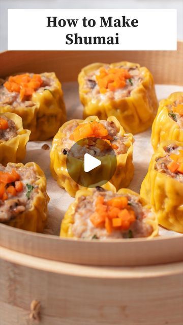 Shu Mai Recipe Dim Sum, Shu Mai Recipe, Dimsum Recipes, Shumai Recipe, Salad Roll, Dim Sum Dumplings, Dumpling Wrapper, California Rolls, Best Dumplings