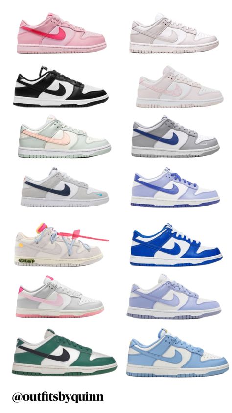 Dunks Preppy, Cute Nike Dunks, Cute Dunks, Cute Nike, Nike Dunks, Created By, Nike, Sneakers