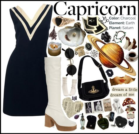 Lilith Capricorn Style, Capricorn Inspired Outfits, Venus In Capricorn Outfit, Capricorn Lookbook, Capricorn Venus Aesthetic Clothes, Scorpio Fashion Outfits, Capricorn Fashion Aesthetic, Capricorn Venus Style Aesthetic, Capricorn Rising Aesthetic Outfits