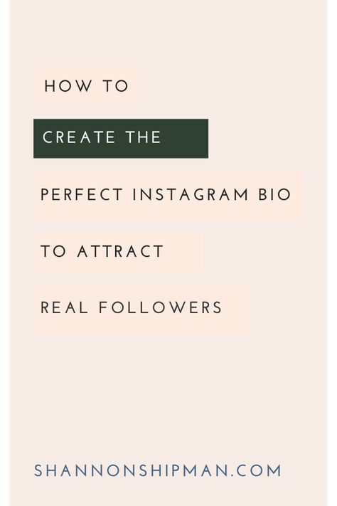 Want to create a great first impression on instagram? learn how to gain honest followers by starting with your instagram bio! #instagramstrategies #instgramtips #socialmediatips Instagram Bio Influencer, Photography Instagram Bio, Influencer Instagram Bio, Business Instagram Bio, Instagram Bio Template, Perfect Bio For Instagram, Perfect Instagram Bio, Good Instagram Bios, Instagram Bio Ideas Aesthetic