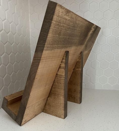 Handmade Cookbook, Cook Book Holder, Ipad Holders, Tablet Recipe, Recipe Book Holders, Cookbook Stand, Homemade Furniture, Recipe Holder, Cookbook Holder