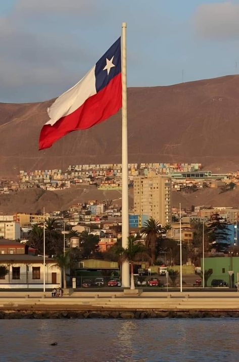 Chile Aesthetic, Chile Country, Chile Flag, Latina Aesthetic, Country Backgrounds, Chile Travel, South Of The Border, Vacation Video, Santiago Chile